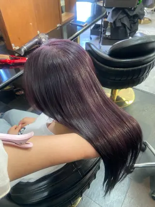 ロング 北村 理奈のヘアスタイル