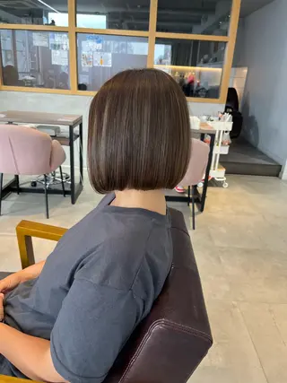 ミディアム カラー AKARI🌟ボブ/ ハイライト/似合わせのヘアスタイル