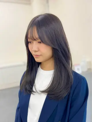 セミロング カラー 🦋韓国系指名No1 店長/圓山 祐也🦋のヘアスタイル