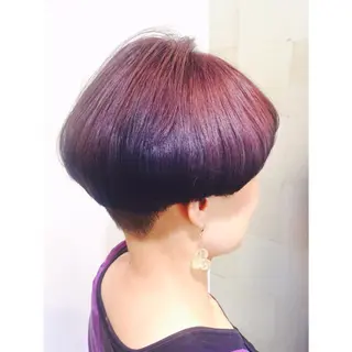 ショート カラー 永野 早紀のヘアスタイル