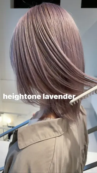 ショート カラー ヘアアレンジ ミニボブ/ブリーチ 🌈MISATOのヘアスタイル