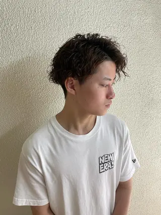 ショート パーマ メンズ 辻堂メンズ特化 YU-YAのヘアスタイル