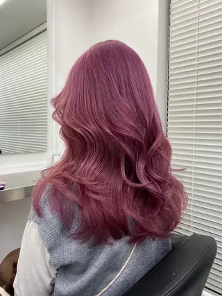 セミロング カラー 大人っぽ♡上品な暖色 ♡ブリーチなし♡のヘアスタイル