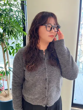 ロング カラー パーマ 原宿パーマ kazuのヘアスタイル