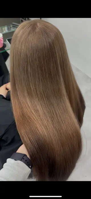 ロング カラー 羽エクステ/シール エクステ/横浜駅5分のヘアスタイル