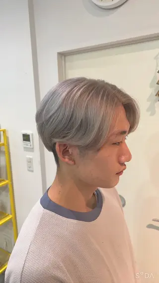 ロング カラー メンズ 🌈re-room EIKI🇰🇷のヘアスタイル