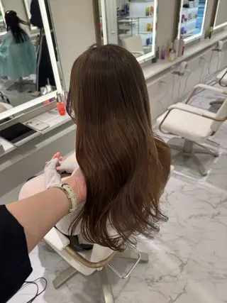 ロング カラー ParveMix🍀 藤原愛未のヘアスタイル