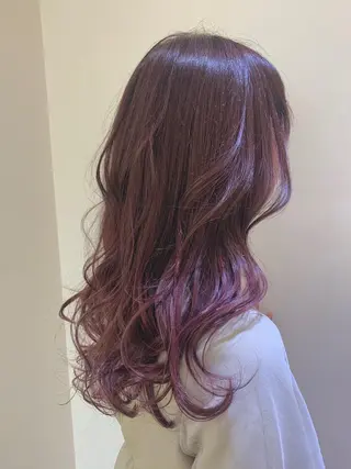 ミディアム カラー ヘアアレンジ 店長/ 加藤 流菜のヘアスタイル