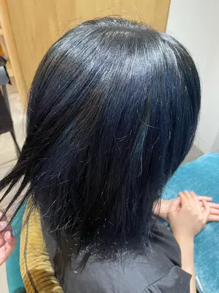 ミディアム カラー 大人ショート/鎌倉/ カット/edA.菫のヘアスタイル