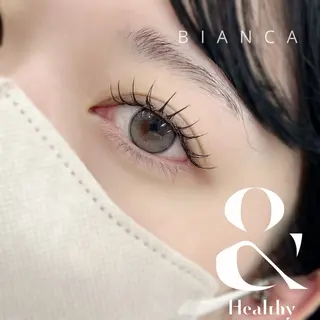 マツエク・マツパ 🌐　BIANCA endo 　🌐のマツエク・マツパデザイン