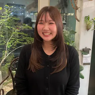 ロング 高原 優のヘアスタイル