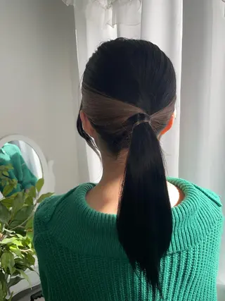 ロング ヘアアレンジ 藤岡 紗良のマツエク・マツパデザイン