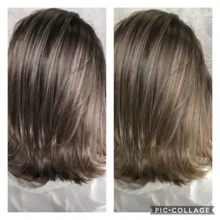 ミディアム カラー 岡崎勇人/レイヤー/ 韓国/ケラチンTRのヘアスタイル