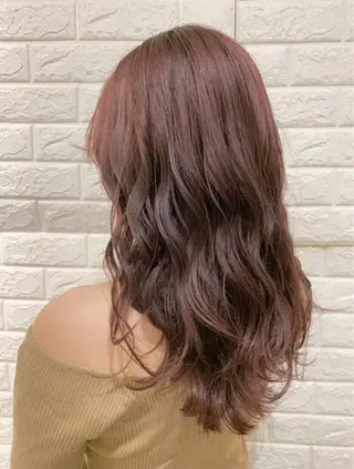 ロング カラー 🌷BASSA池袋 🌷ミネモモ🍑🤍のヘアスタイル