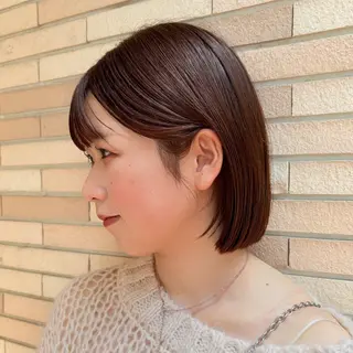 ショート 暖色/ボブ/吉岡美音 GIEN NU茶屋町のヘアスタイル