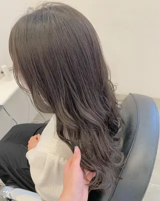 セミロング カラー GOODDAY ヘアサロンのヘアスタイル