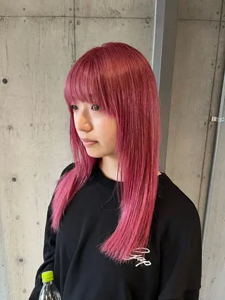 セミロング カラー ヘアアレンジ 髪質改善・艶カラー・ ボブ・リクト💥のヘアスタイル