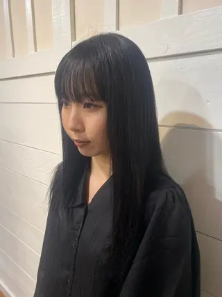 カラー 平塚 遥菜のヘアスタイル
