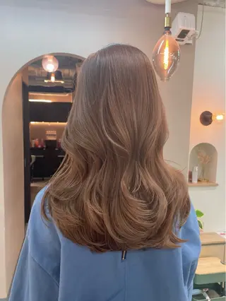 ロング カラー 韓国レイヤー　船橋 徒歩5分/小川友美のヘアスタイル