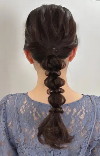 ヘアアレンジ ヘアセット🎀推し活 市川駅近🩵MIHOのヘアスタイル