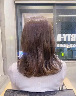 セミロング LIBERTY-A所属・カットモデル募集！ 遠山麻帆のヘアスタイル