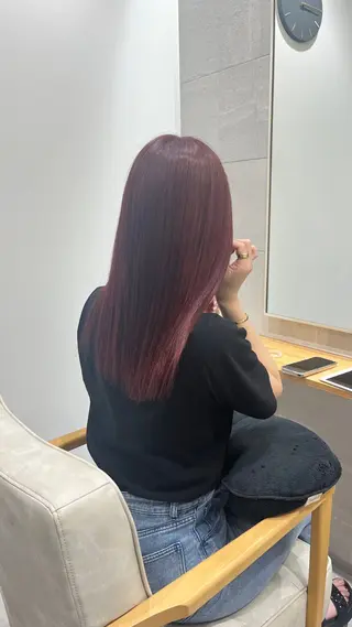 ロング カラー Nakanishi Mizukiのヘアスタイル