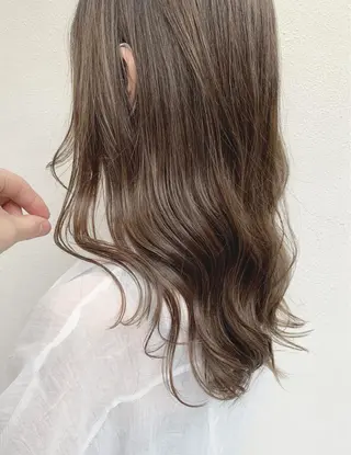 セミロング カラー 樫原裕二/レイヤー カット/透明感カラーのヘアスタイル