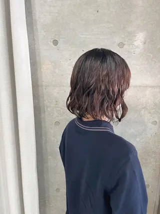 パーマ ボブパーマコテ巻き風 パーマNo1深江秀平のヘアスタイル