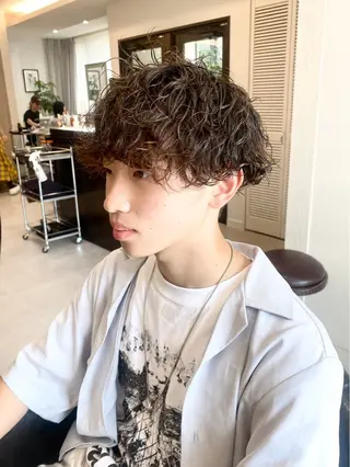 パーマ メンズパーマ/メンズ カット/伊藤　げんのヘアスタイル
