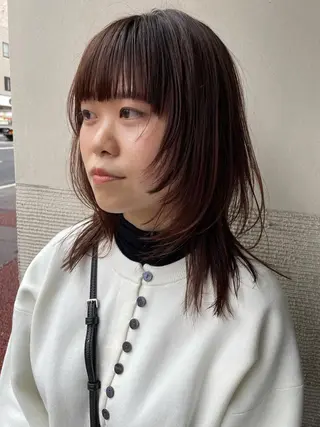 ミディアム 伊藤 玄のヘアスタイル