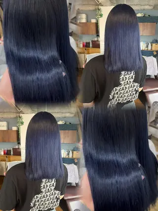 ロング カラー 似合わせ/ブリーチ/ 髪質改善/ミクෆ‪のヘアスタイル