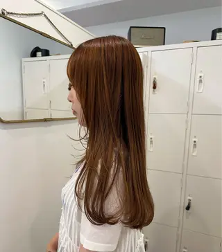 ロング カラー 梅田/柔らかカラー/ オオハシ リナコのヘアスタイル
