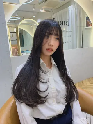 ロング 韓国レイヤー 🧸🤍ちずみのヘアスタイル