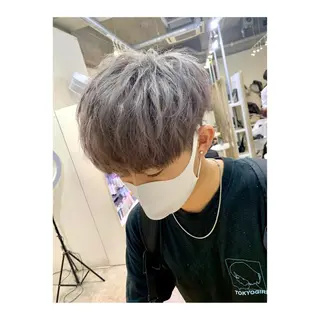 ショート カラー メンズ ange☞ soutaのヘアスタイル