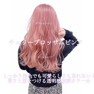 ロング カラー NANAMI🩵 大人可愛い韓国ヘアのヘアスタイル