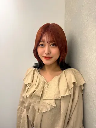 ミディアム ハイトーンカラー 🌙Mina🌙のヘアスタイル