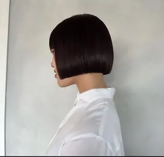 ミディアム 縮毛矯正 宮本晃成のヘアスタイル