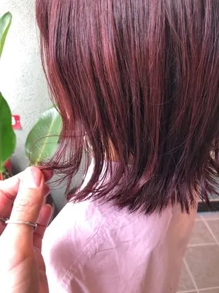 ミディアム カラー HIROKI ” stylistのヘアスタイル