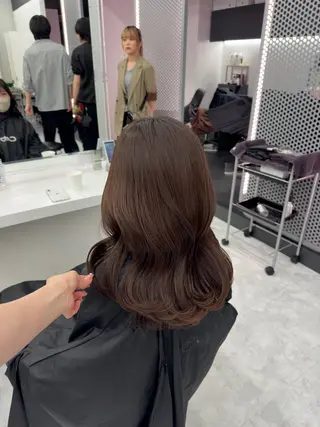 ロング カラー パーマ ヘアアレンジ メンズ キッズ ♥️韓国ヘア レイヤー♥️ゆりのヘアスタイル