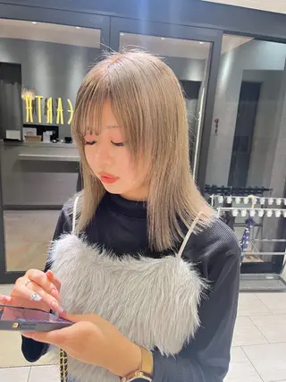 ミディアム miku/ 透明感カラーのヘアスタイル