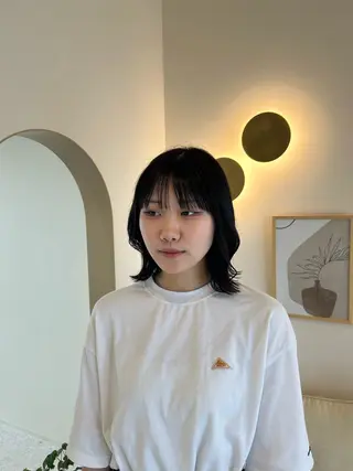 ミディアム LUVISM 神田こころのヘアスタイル