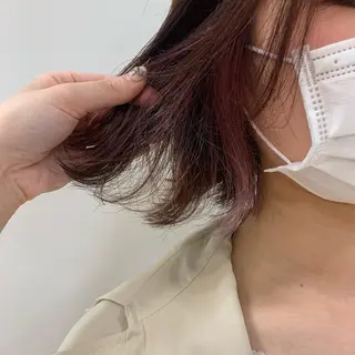 ミディアム カラー 暖色専門美容師🎀 お客様満足度◎のヘアスタイル