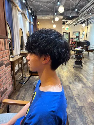 パーマ メンズ 菅野 涼 ARTS litaのヘアスタイル