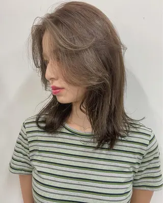 ミディアム 韓国風/髪質改善 赤み消し✨junkiのヘアスタイル