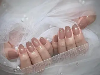 ネイル I-nailロング /ワンホン/キラキラのネイルデザイン