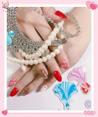 ネイル ラベンダー💖日暮里 ルル💖ネイルのネイルデザイン