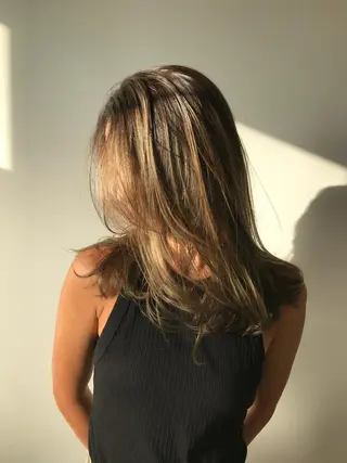 カラー nono/パーマ /顔まわりカット🐈のヘアスタイル