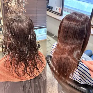 セミロング 髪質改善美髪矯正 ┊ Noeのヘアスタイル