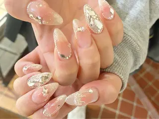 ロング Nail Salon Coffret西中島店所属・coffret　酒井 萌のネイルデザイン