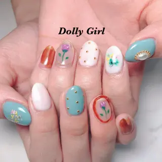ネイル 個室ネイルサロンDolly Girl〜ドーリーガール〜所属・DollyGirl KYOKOのネイルデザイン